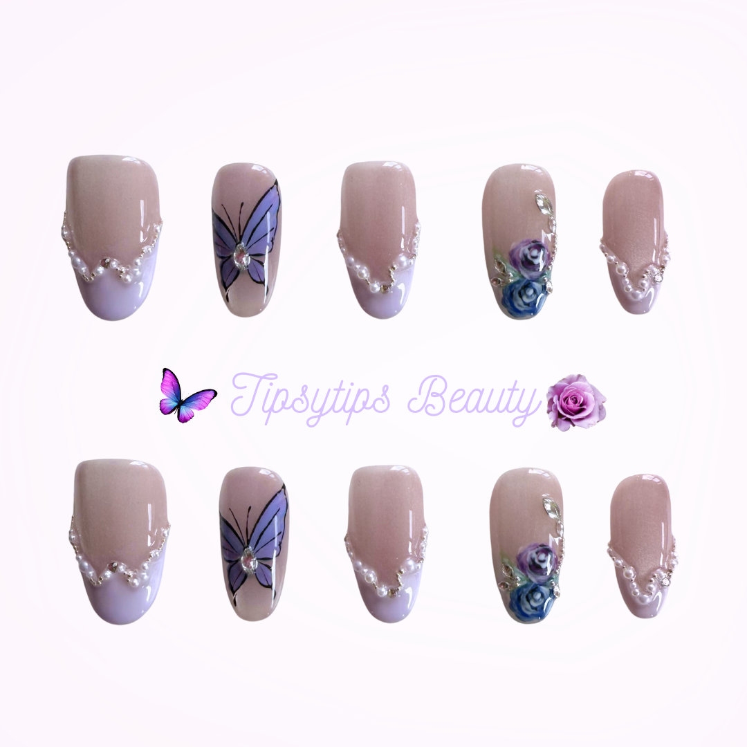 Lilac rose garden